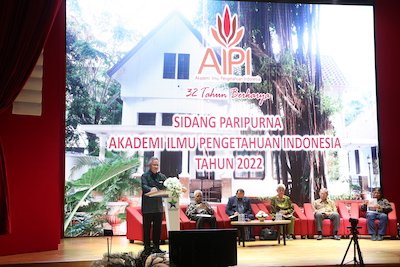 Sidang Paripurna AIPI 2022 - Pembukaan Sidang Paripurna 2022 oleh Prof. Satryo Soemantri Brodjonegoro (Ketua AIPI)