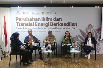 Diskusi Publik “Perubahan Iklm dan Transisi Energi Berkeadilan – Sains, Inovasi, dan Arah Kebijakan Pemerintahan Baru”
