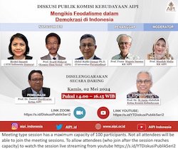 DISKUSI PUBLIK SERI 2: Mengikis Feodalisme dalam Demokrasi di Indonesia