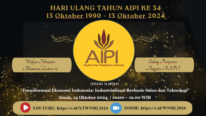 HUT AIPI ke 34: Sains di Medan Merdeka, WNML ke 7 dan Sidang Paripurna