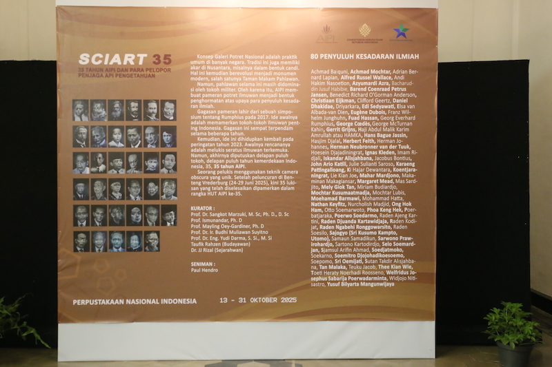 SciArt 3.5, 35 Tahun AIPI dan Para Pelopor Penjaga Api Pengetahuan | 13 Oktober 2025