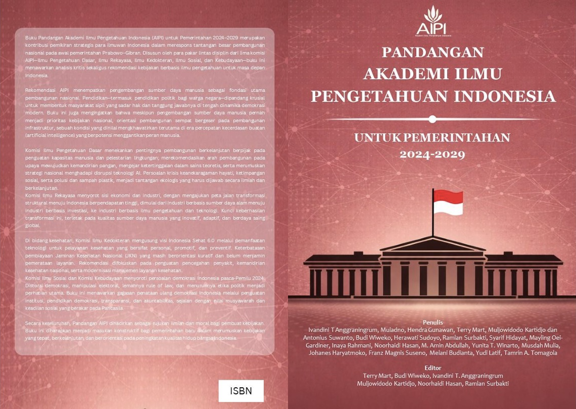 Pandangan Akademi Ilmu Pengetahuan Indonesia untuk Pemerintahan 2024-2029