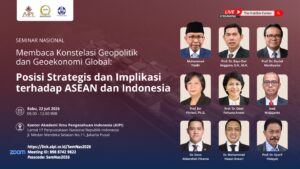 Membaca Konstelasi Geopolitik dan Geoekonomi Global: Posisi strategis dan implikasi terhadap ASEAN dan Indonesia