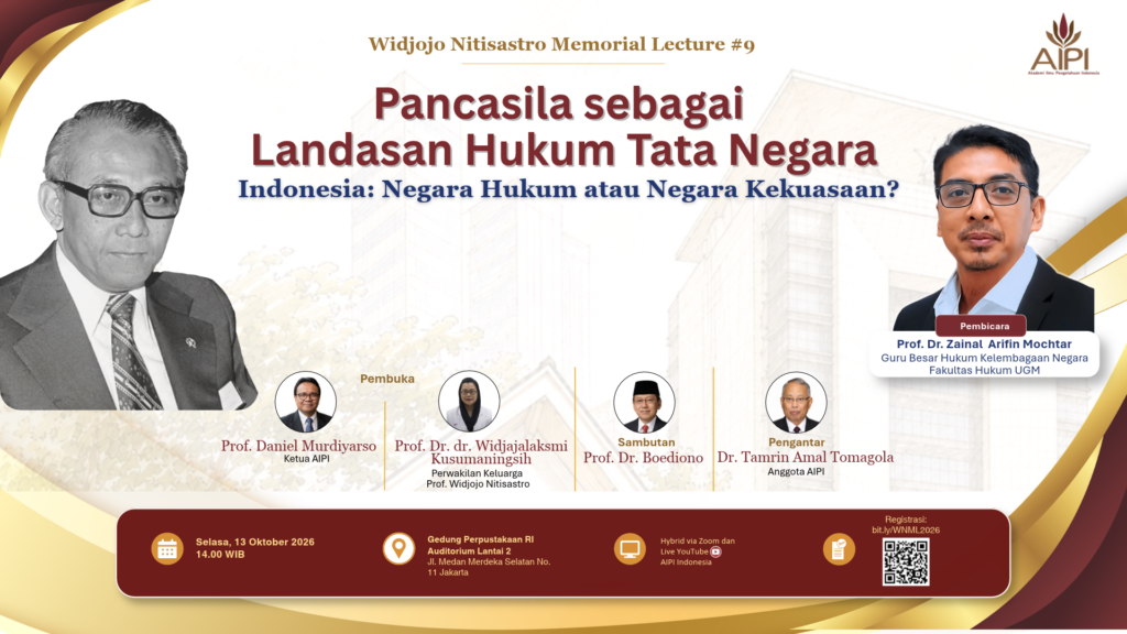 Widjojo Nitisastro Memorial Lecture 2026